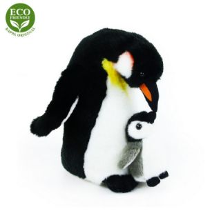 Obrázek z Tučňák s mládětem plyš 22cm 